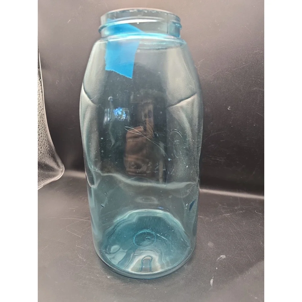 Ball Mason Quart Jar Aqua Blue 